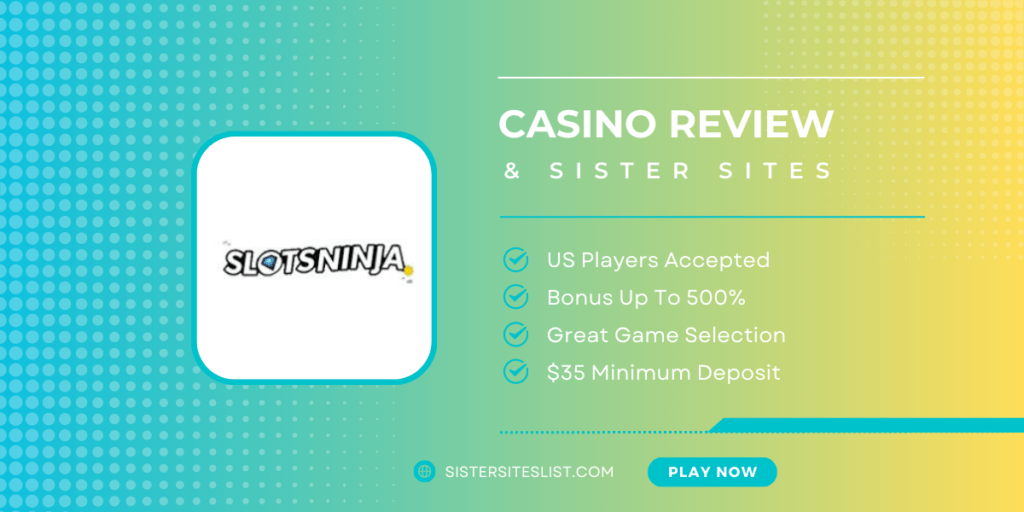 SlotsNinja Casino Sister Casino