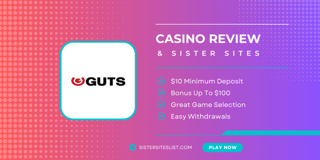 Guts Slots Sister Casino