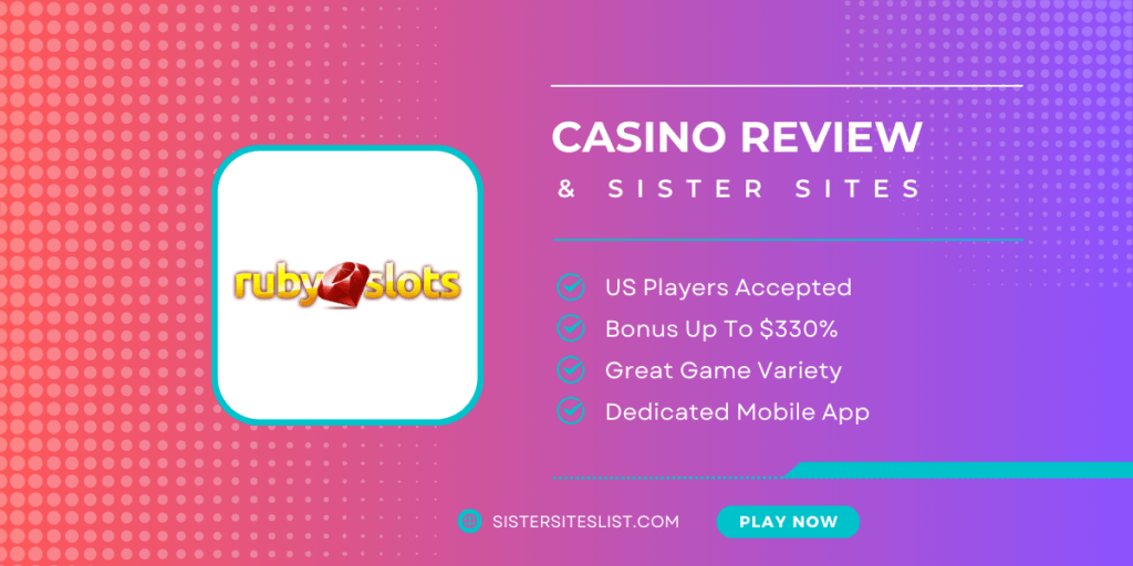 Ruby Slots Casino Sister Casino