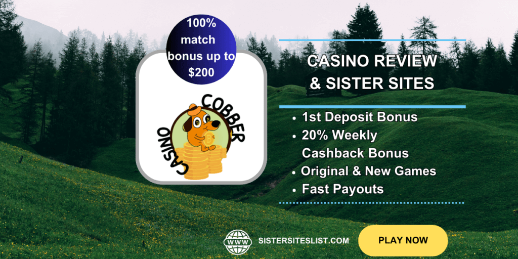 Cobber Casino Sister Sites
