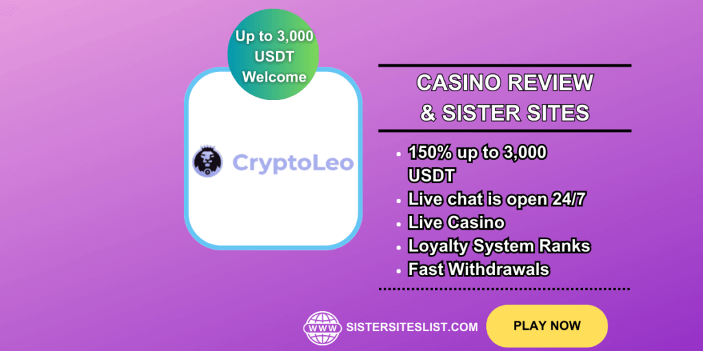 CryptoLeo Casino Sister Sites