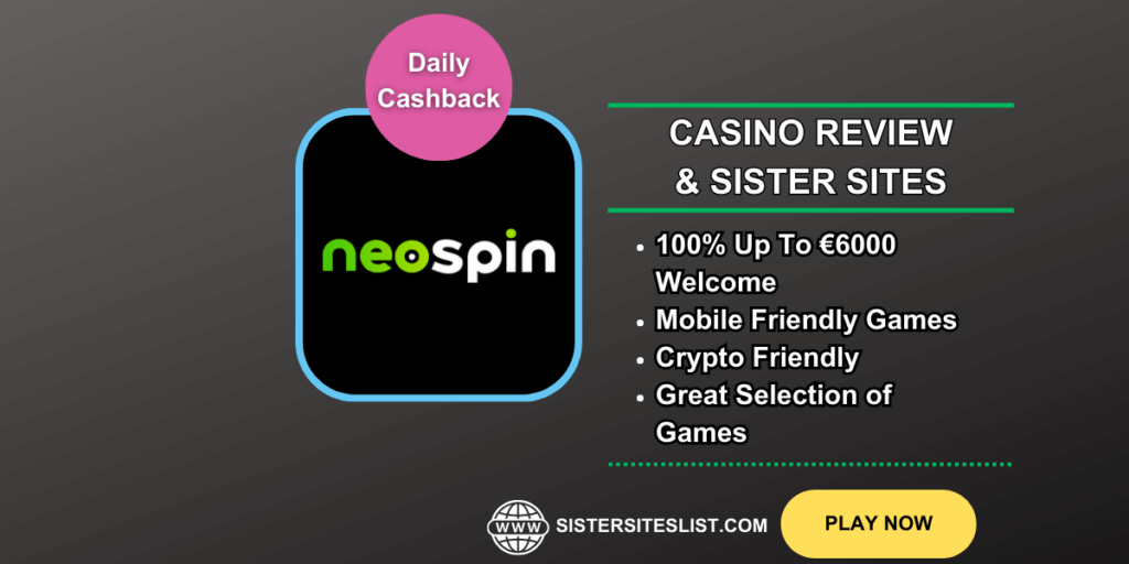 neospin Casino Sister Sites