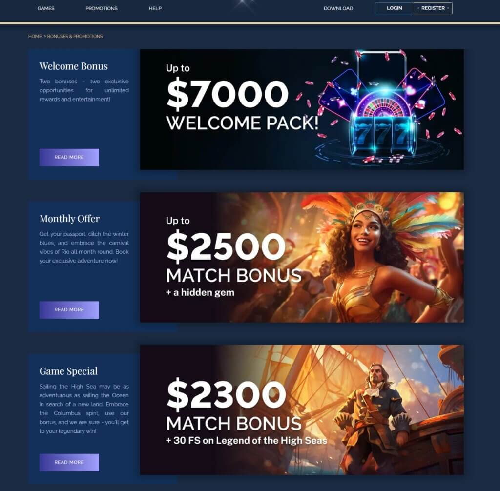 Exclusive Casino Welcome Bonus and Promotions 