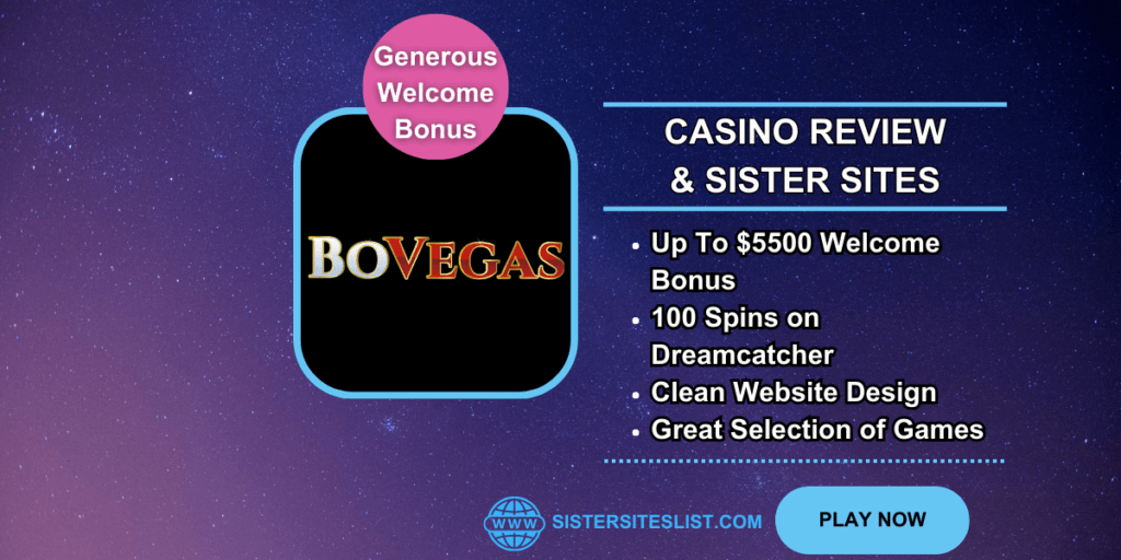 BoVegas Casino Sister Sites