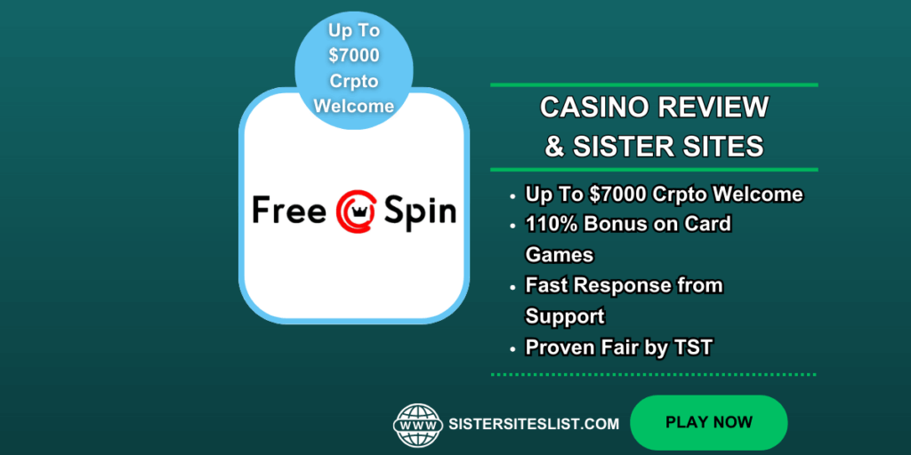 Free Spin Casino Sister Sites