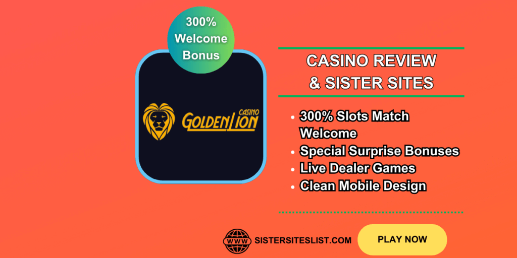Golden Lion Casino Sister Sites