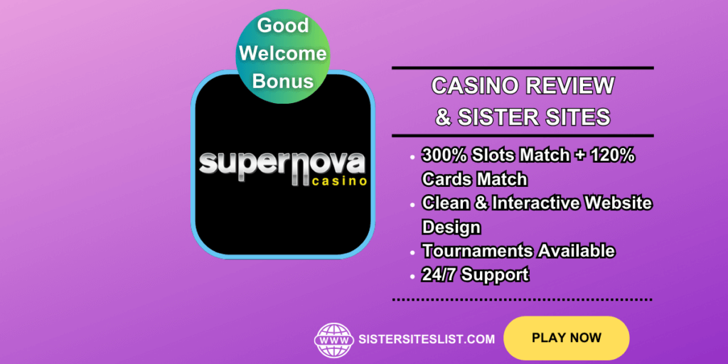 Supernova Casino Sister Sites