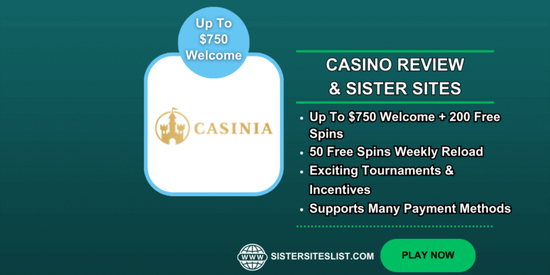 Casinia Casino Sister Sites 2