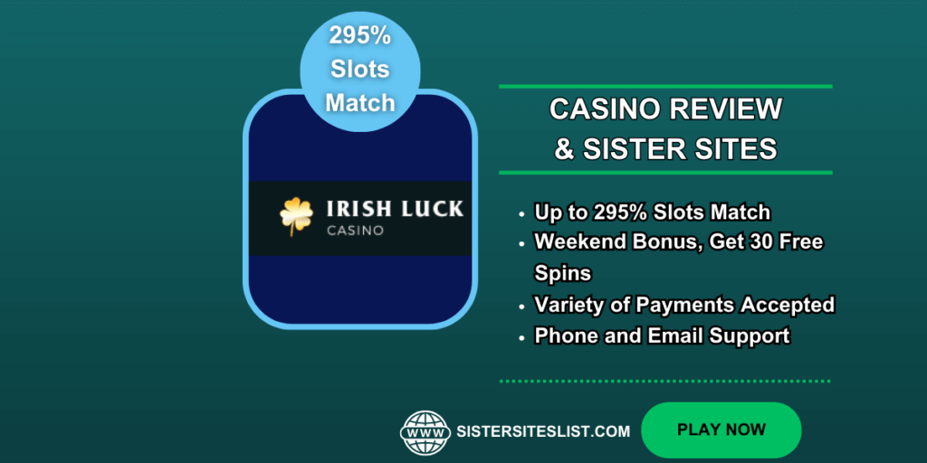 Irish Luck Casino Sister Sites