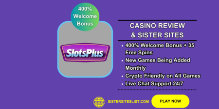 SlotsPlus Casino Online Sister Sites